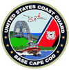 The insignia of the USCG Base Cape Cod